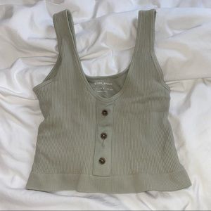 Light Green Pastel Tank Top